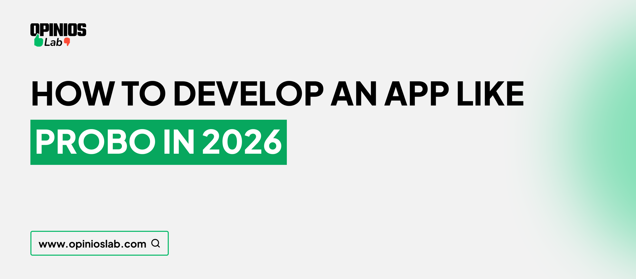 How to Develop an App Like Probo in 2026