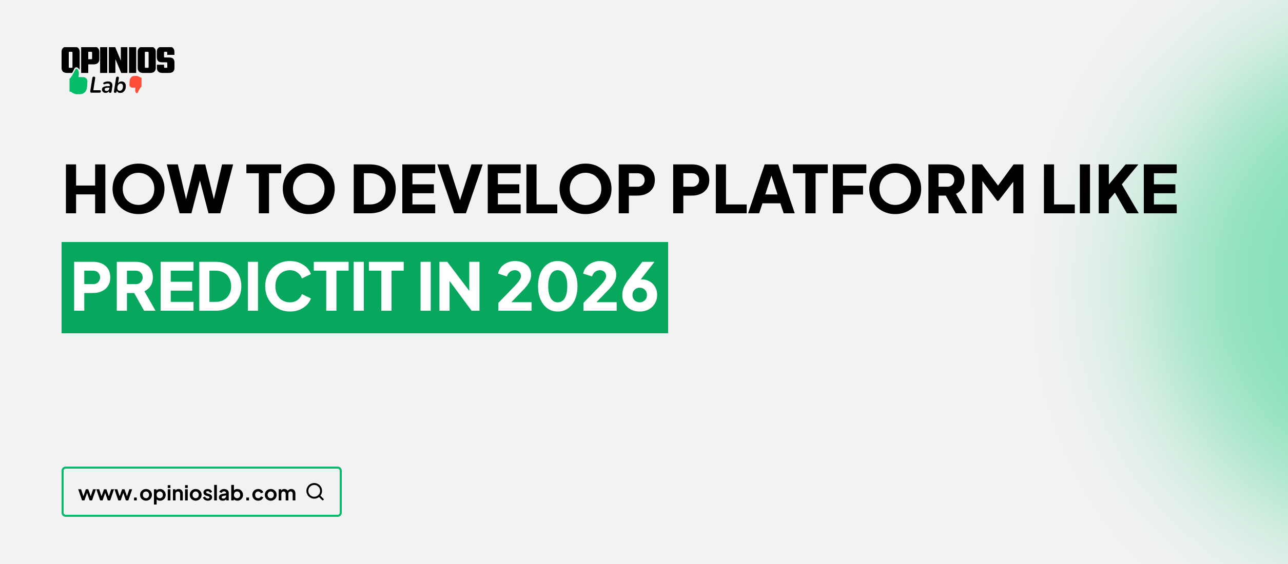 Develop Platform like PredictIt Develop Platform like PredictIt